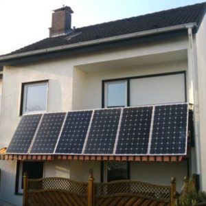 Balcony solar pv